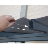 Nyitott kocsibeálló fémből Verona 5000