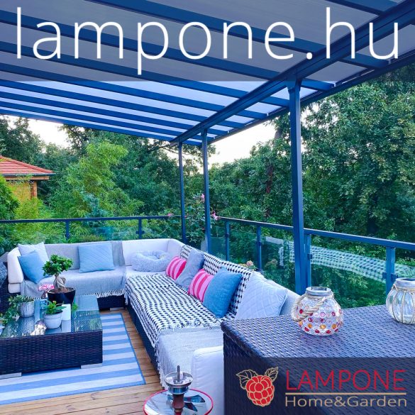 Terasztető fémből - Feria 3x5,46mm