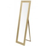 Álló tükör arany 167x45cm