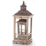 Lámpás szett 2 darabos világos barna 60cm, 40cm