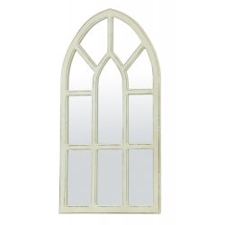 Fali tükör krém fa 110x61cm