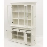 Klasszikus tálaló szekrény fehér 123