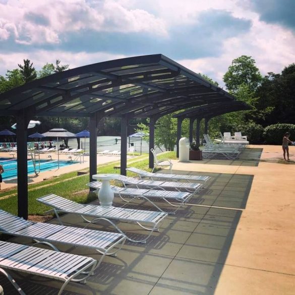 Nyitott kocsibeálló fémből Arizona 5000 Wave