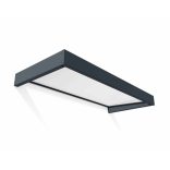 Előtető polikarbonát, alumínium - Sophia 2150 fehér tetőpanellel