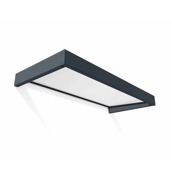 Előtető polikarbonát, alumínium - Sophia 2150 fehér tetőpanellel