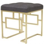 Puff szürke szövet