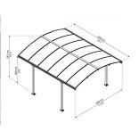 Lábemelő készlet Arcadia 4300 Palram