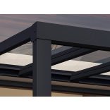 Teraszfedés fémből - Stockholm 3.4x3.7m