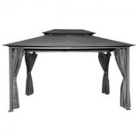 Kerti pergola 4x3 m Hecht Gazebo34