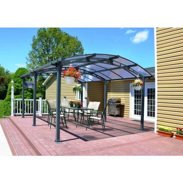 Nyitott kocsibeálló fémből Arcadia 5000 Palram