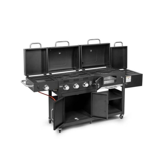 Combo kombinált gáz és faszenes grillsütő
