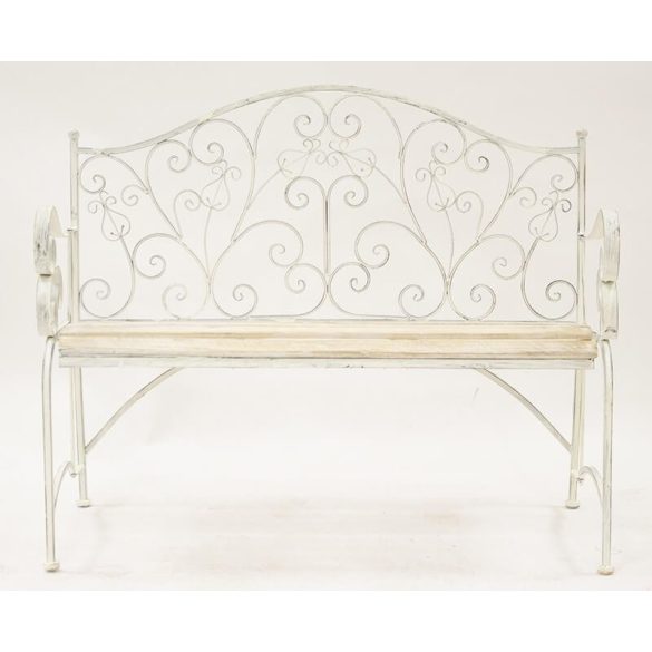 Kerti pad fehér 92x111x50cm