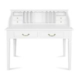 Íróasztal szekreter fehér 109x55cm