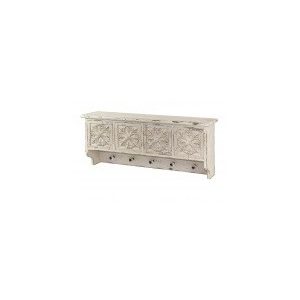 Polc fogassal fiókos krém 81x33,5cm Polc fogassal fiókos krém 81x33,5cm