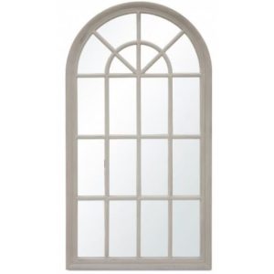 Fali tükör fehér fa 130x72cm Fali tükör fehér fa 130x72cm