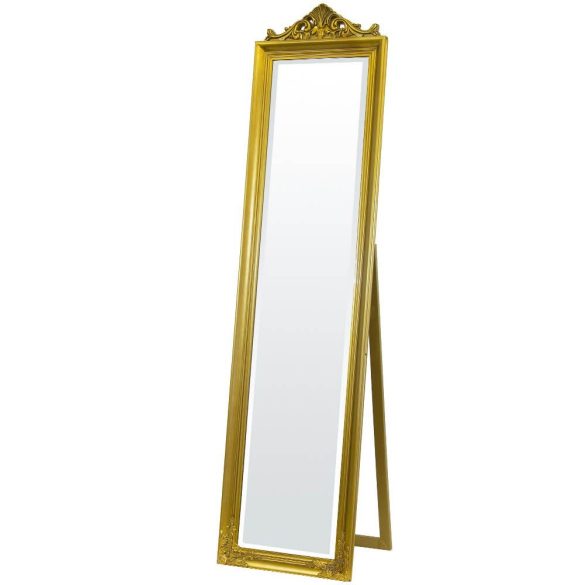 Álló tükör arany 176x45cm