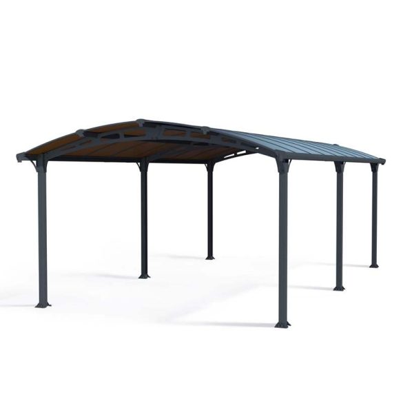 Fedett kocsibeálló fémből 640cmx360cm