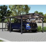 Fedett kocsibeálló fémből 640cmx360cm