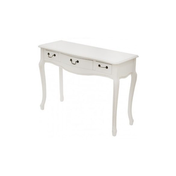 Konzol asztal fehér 109x39x79cm