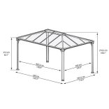 Kerti pavilon Martinique 4300 Palram