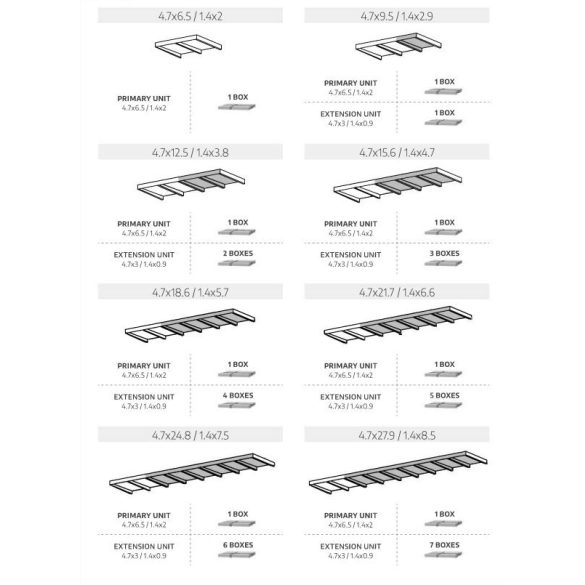 Előtető Palram Sophia XL 2000, polikarbonát tetőpanellel, alumínium szerkezettel