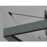 Előtető Palram Sophia XL 2000, polikarbonát tetőpanellel, alumínium szerkezettel