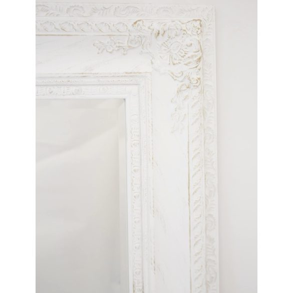 Fali tükör fehér 150x90cm