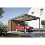 Fedett gépkocsi beálló tárolóval 4x7m