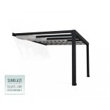 Teraszfedés árnyékoló függöny kiegészítő Stockholm terasztetőhöz