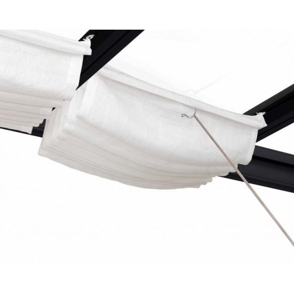 Teraszfedés árnyékoló függöny kiegészítő Stockholm terasztetőhöz