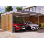 Dupla fedett kocsibeálló 6x6 m