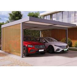 Dupla fedett kocsibeálló 6x6 m