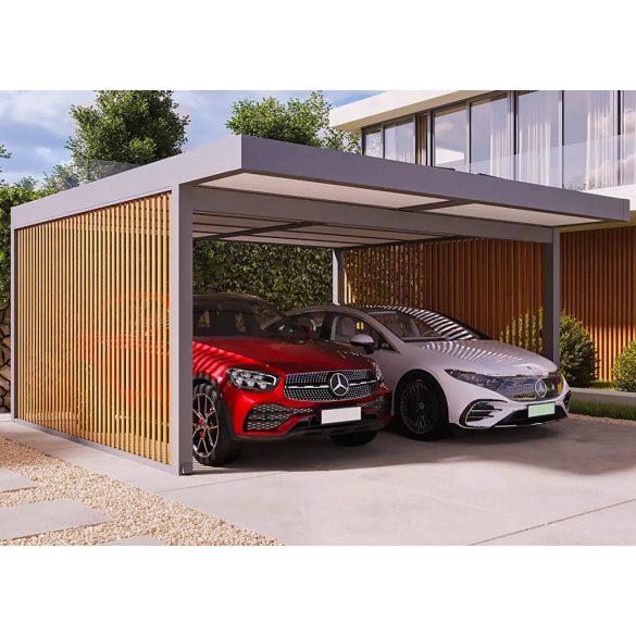 Dupla fedett kocsibeálló 6x6 m