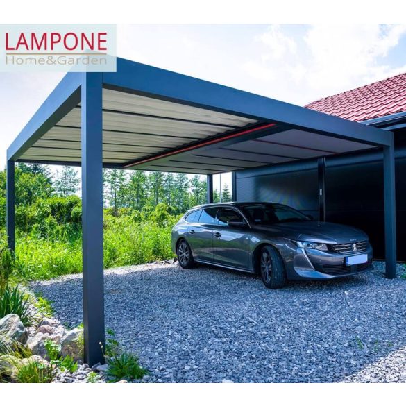 Dupla fedett kocsibeálló 6x6 m