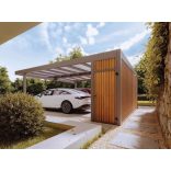 Dupla fedett kocsibeálló 6x6 m