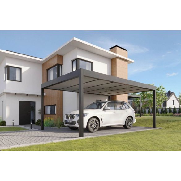 Dupla fedett kocsibeálló 6x6 m