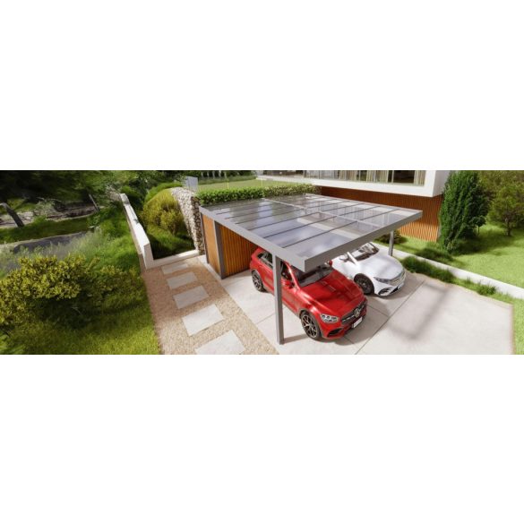 Dupla fedett kocsibeálló 6x6 m