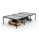 Dupla fedett kocsibeálló 6x6 m