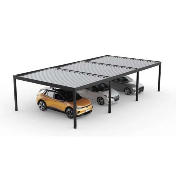 Dupla fedett kocsibeálló 6x6 m