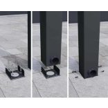 Stockholm terasztető 3,4x5,2m