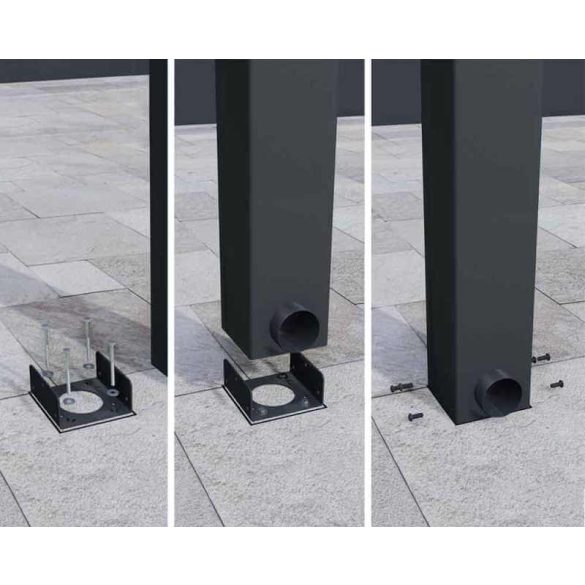 Stockholm terasztető 3,4x5,2m