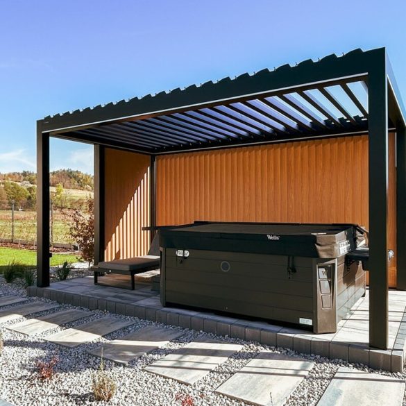Méretre gyártott, személyre szabott bioklimatikus pergola 10 év garanciával
