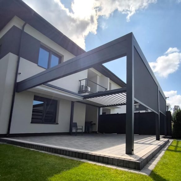 Méretre gyártott, személyre szabott bioklimatikus pergola 10 év garanciával