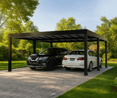 Dupla kocsibeálló fémből