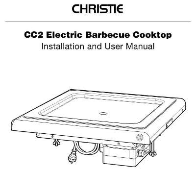 Christie elektromos kerti grill lap felhasználói kézikönyv