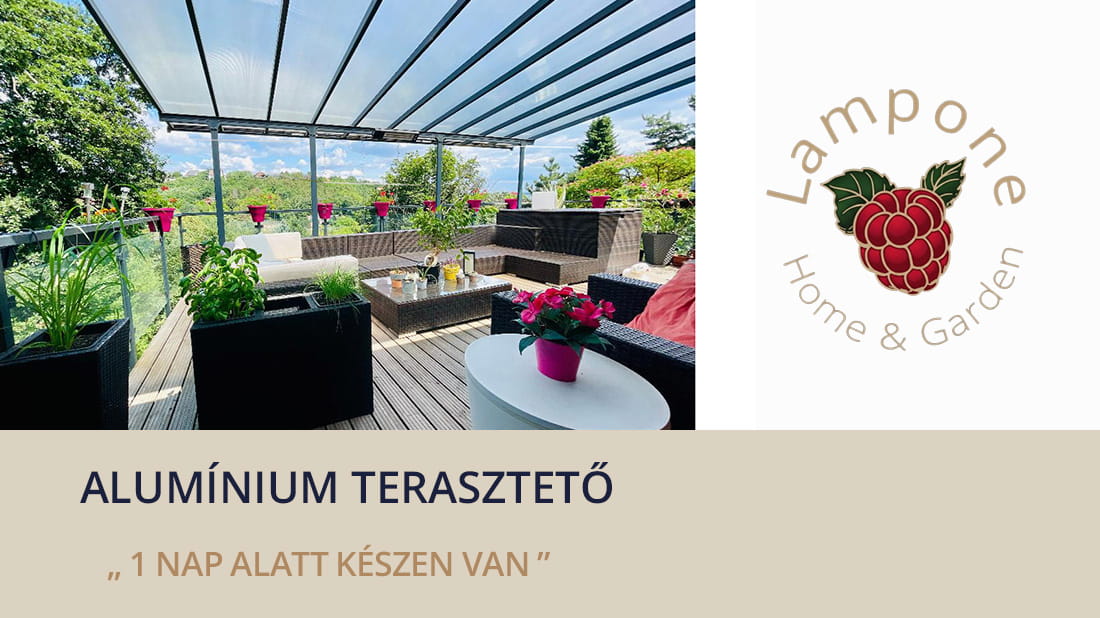 Kész terasztető, teraszfedés, terasz pergola 2026