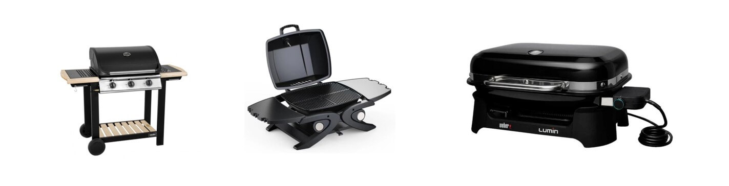 Kerti grill, Weber grill választék