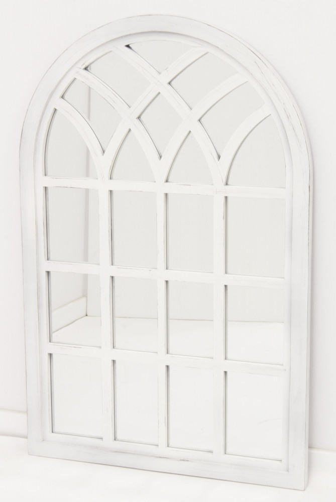 Fali tükör fehér 116x75cm